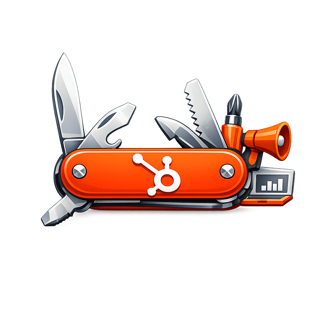 HubSpot Swiss Army Knife illustration